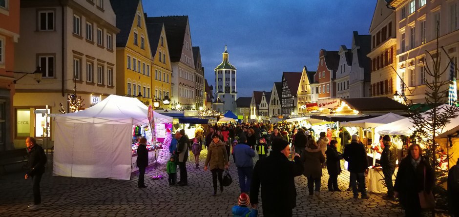 Der Nikolausmarkt in Günzburg findet auch dieses Jahr wieder statt. Foto: Anja Hauke/Stadt Günzburg