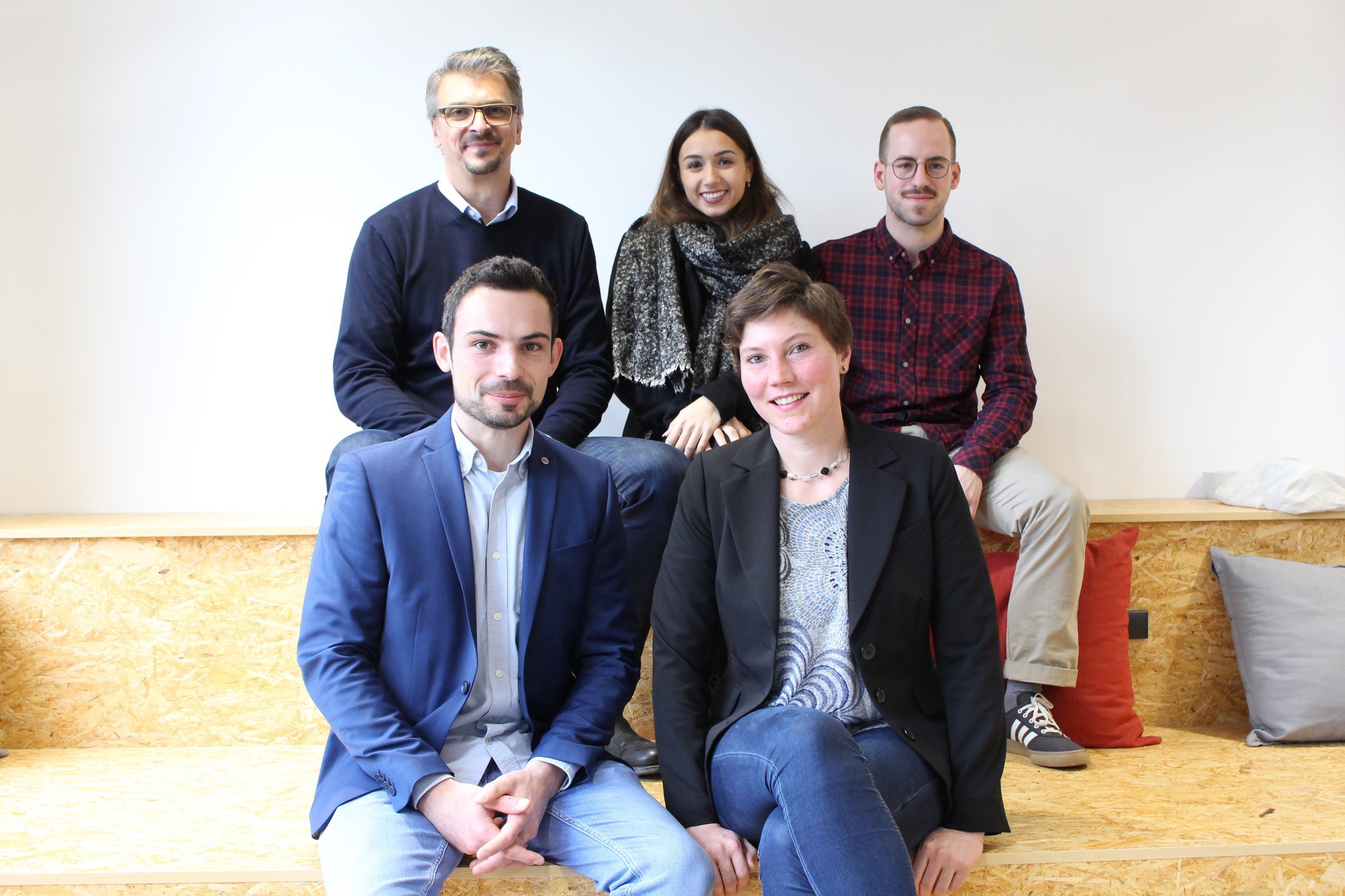 Michael Kimmich, Kristina Sasko, Martin Kettenberger, Christoph Reger, Michal Reger. Foto: Iris Zeilnhofer/B4B WIRTSCHAFTSLEBEN SCHWABEN
