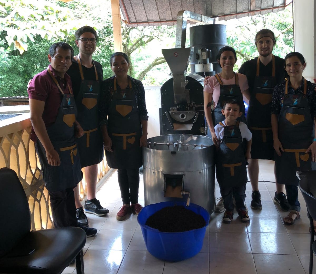 Das Roasting Team von The World's Originals in Kolumbien. Foto: Linusto GmbH