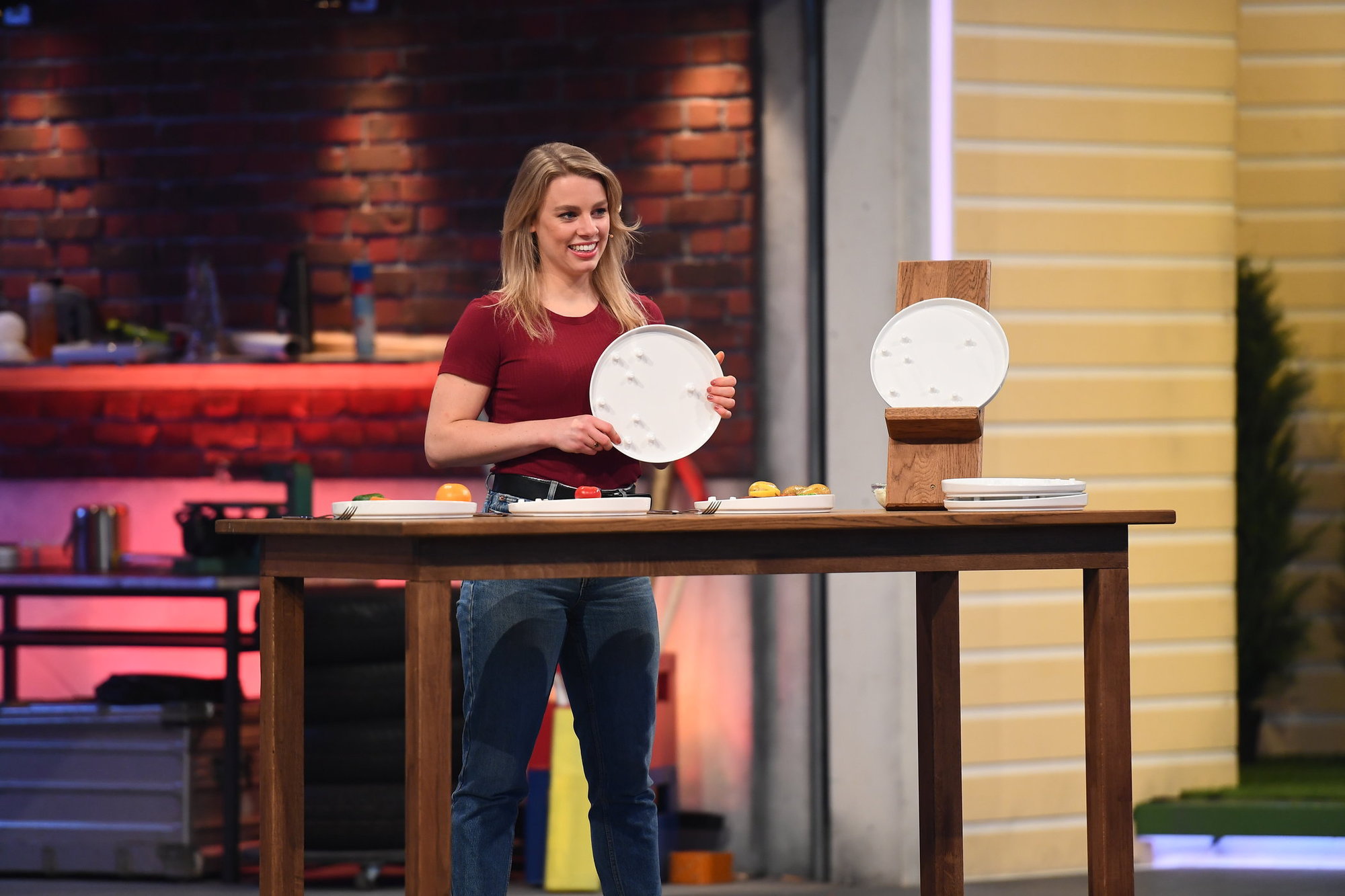 Marie Ruddeck bei ihrem Auftritt. Foto: ProSieben/Willi Weber