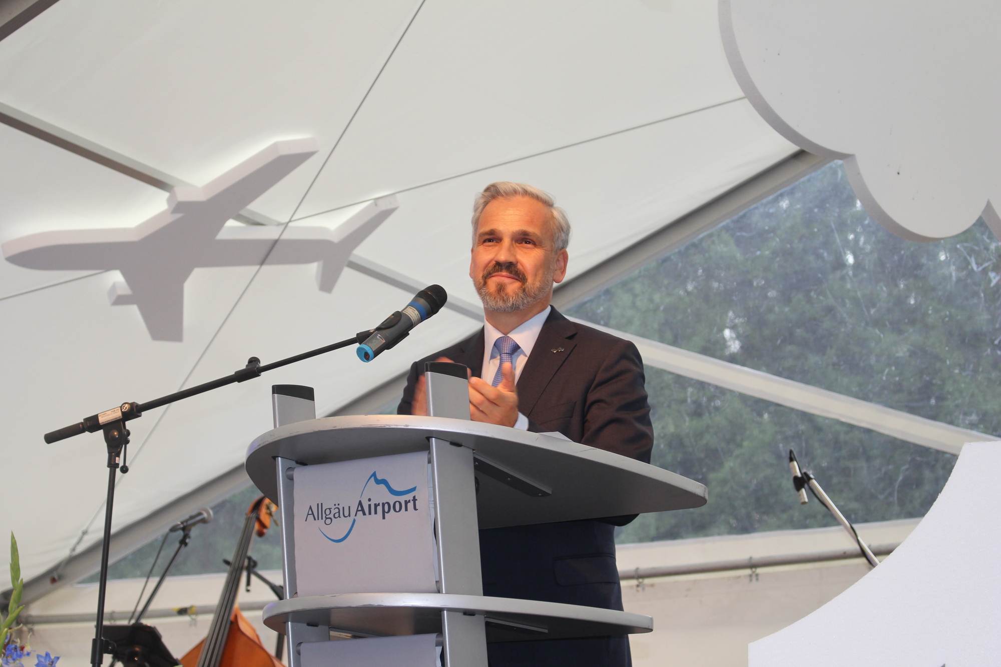 Ralf Schmid, Geschäftsführer der Flughafen Memmingen GmbH. Foto: Iris Zeilnhofer / B4B WIRTSCHAFTSLEBEN SCHWABEN
