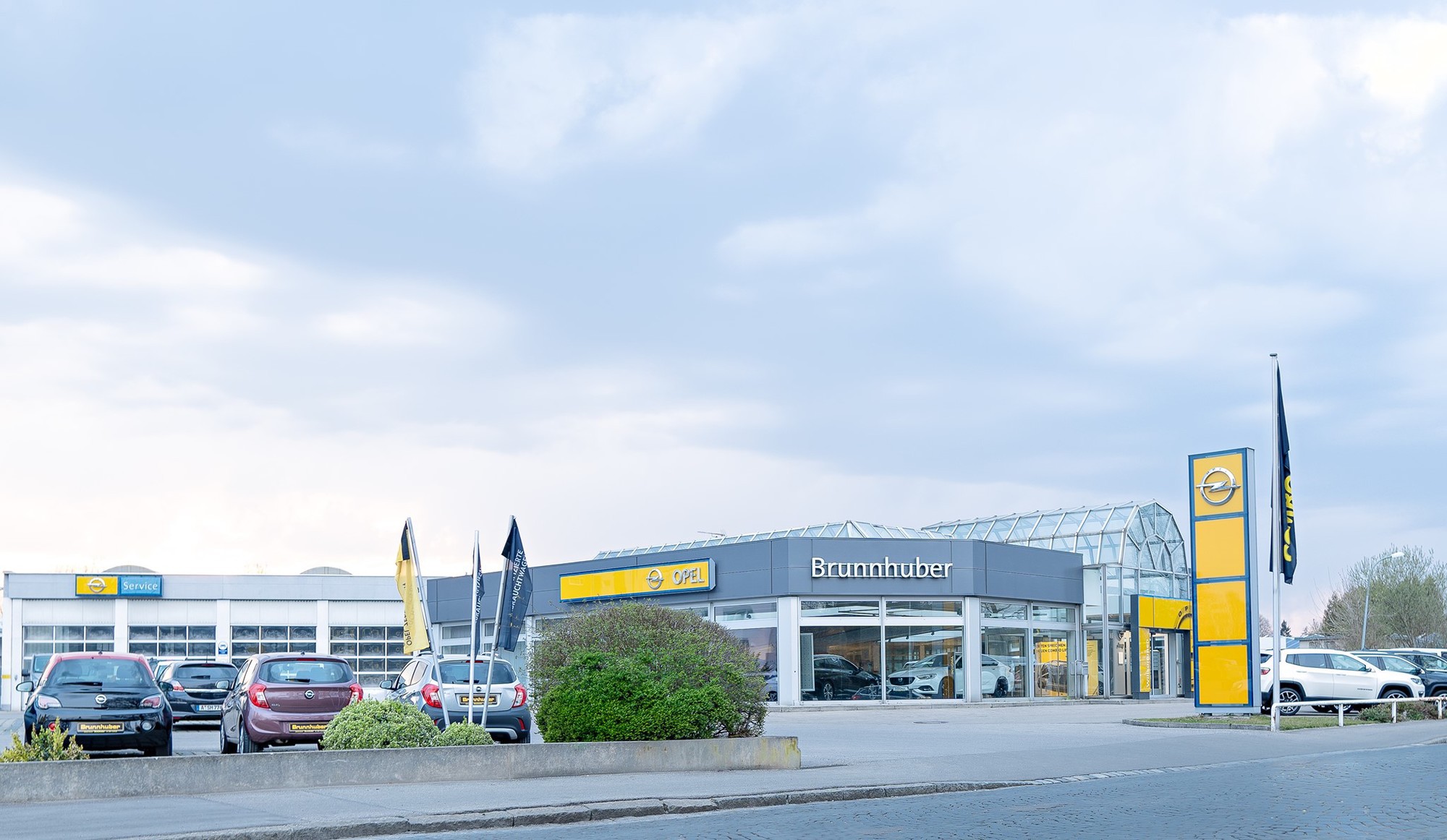 Das Autohaus Brunnhuber in Augsburg. Foto: Autohaus Brunnhuber