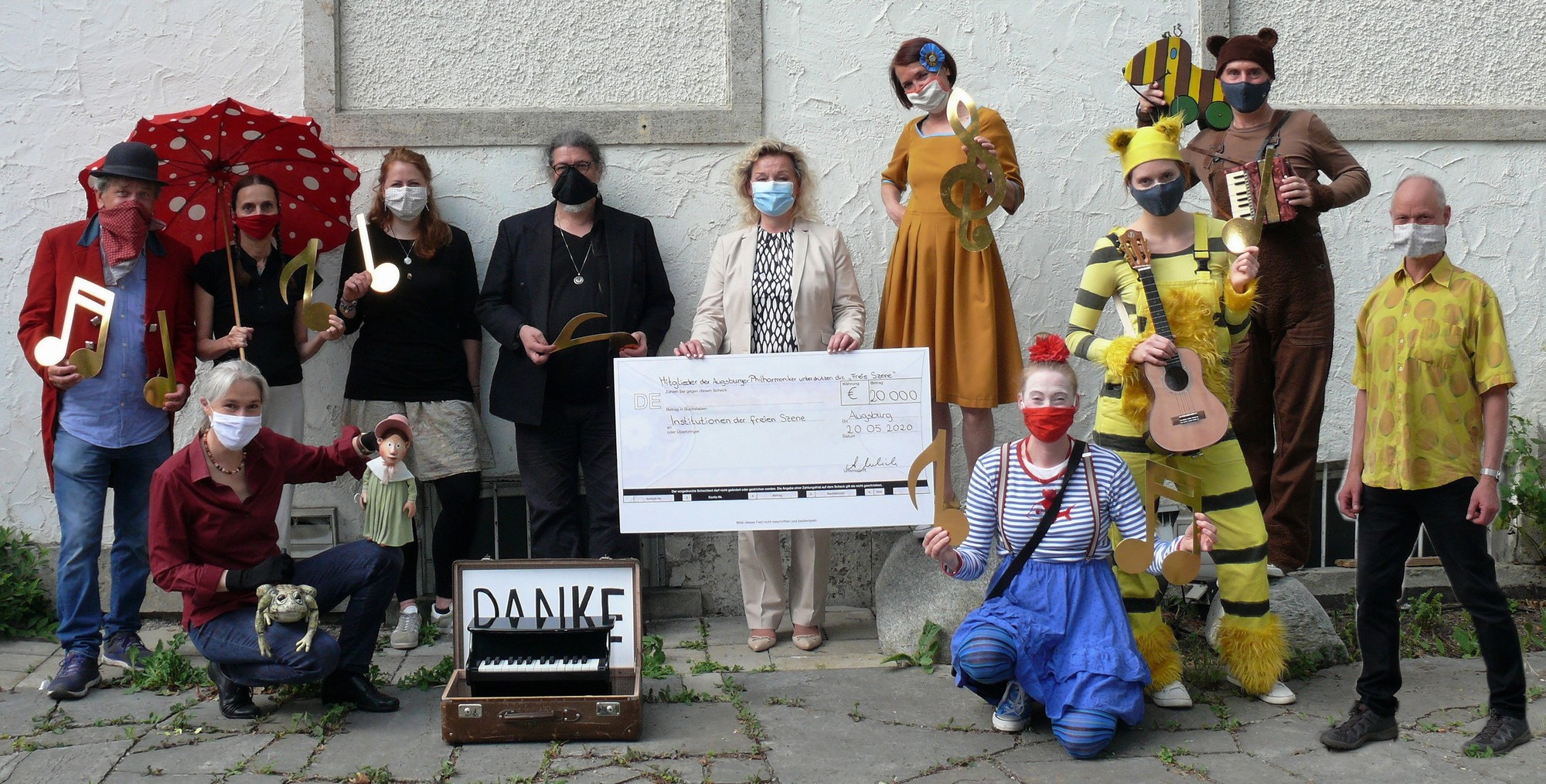 Die Aktion „Kultur hält zusammen – halten wir die Kultur zusammen!“ hat 20.000 Euro eingebracht. Foto: Christian Echl
