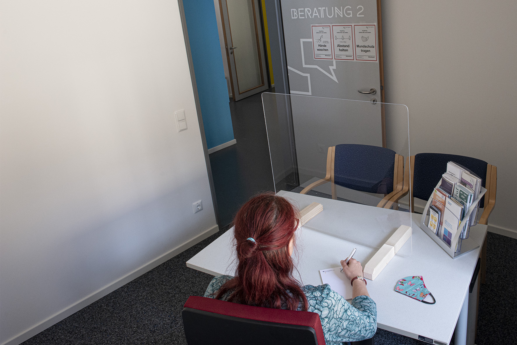Symbolbild. Beratungsgespräche sind im Bildungshaus  Kresslesmühle in Augsburg trotz Corona wieder möglich.Foto:  Stadt Augsburg / Büro für gesellschaftliche Integration