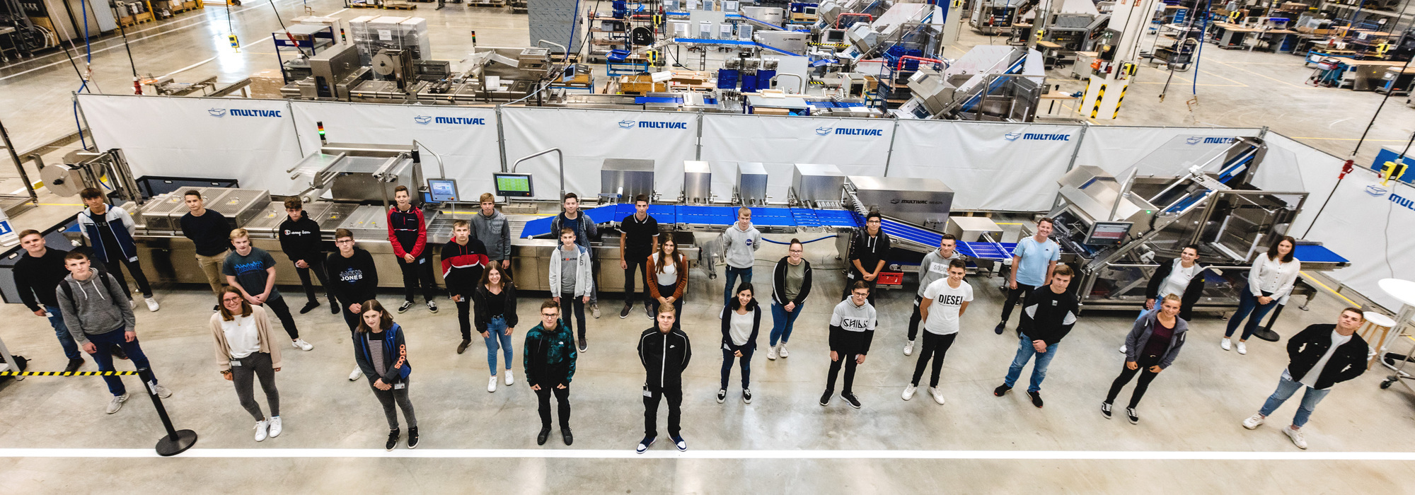 Das Ausbildungsjahr bei Multivac hat begonnen. Foto: Multivac