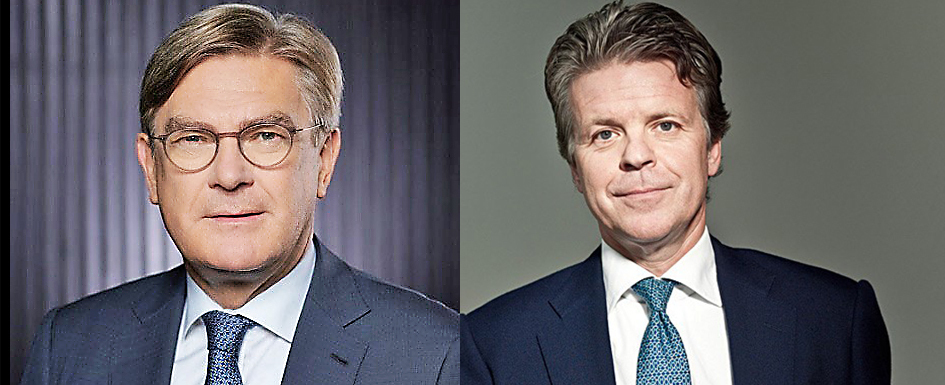 Michael Kleinemeier (links) und Doktor Thomas Lieb (rechts) sind neu im Beirat von Transporeon. Foto: Transporeon