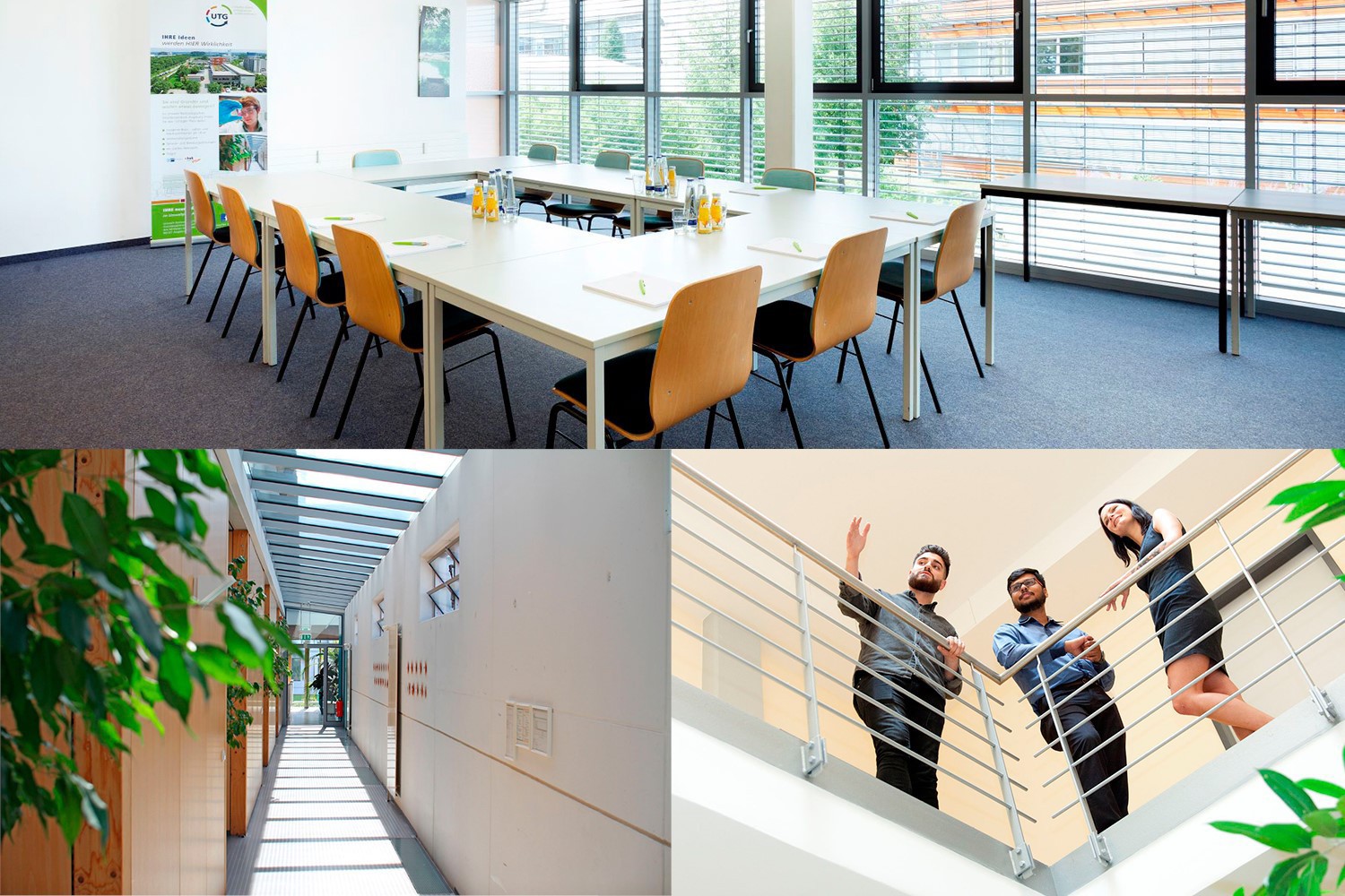 Ein Einblick in das Gründerzentrum. Fotos: Bild Text Ton Augsburg/ aia orange