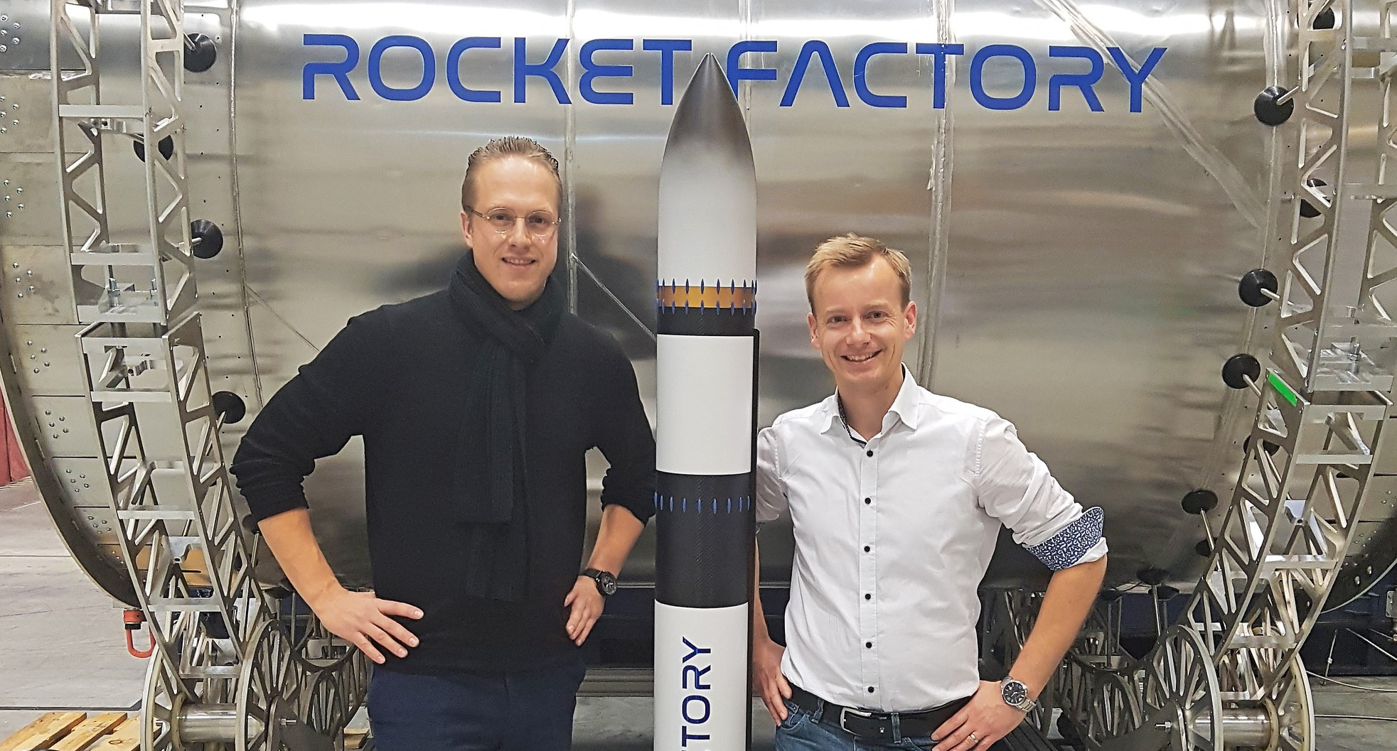Die Gründer der Rocket Factory: Stefan Brieschenk (l.) und Jörn Spurmann. Foto: Rocket Factory