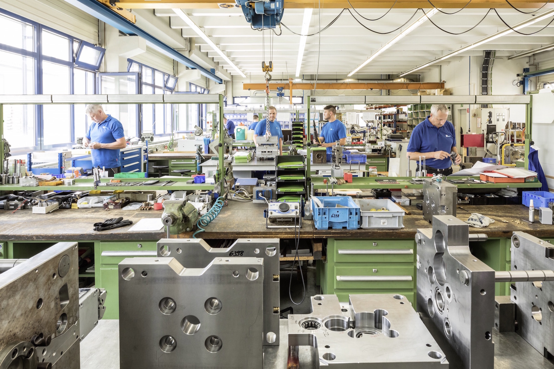 Symbolbild. Ein Einblick bei Weiss Kunststofftechnik. Foto: Weiss Kunststofftechnik