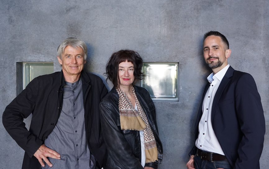 Die Geschäftsführer von OTT ARCHITEKTEN: Wolfgang Ott, Ulrike Seeger und Peter Greggenhofer. Foto: OTT ARCHITEKTEN