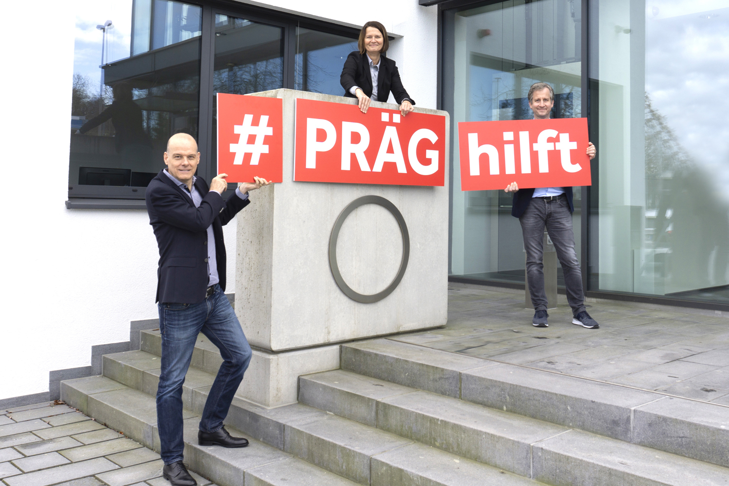 Präg Geschäftsführer Klaus-Rüdiger Bischoff, Marketingleiterin Silke Teltscher und Gesellschafter-Geschäftsführer Marc Deisenhofer. Foto: Präg