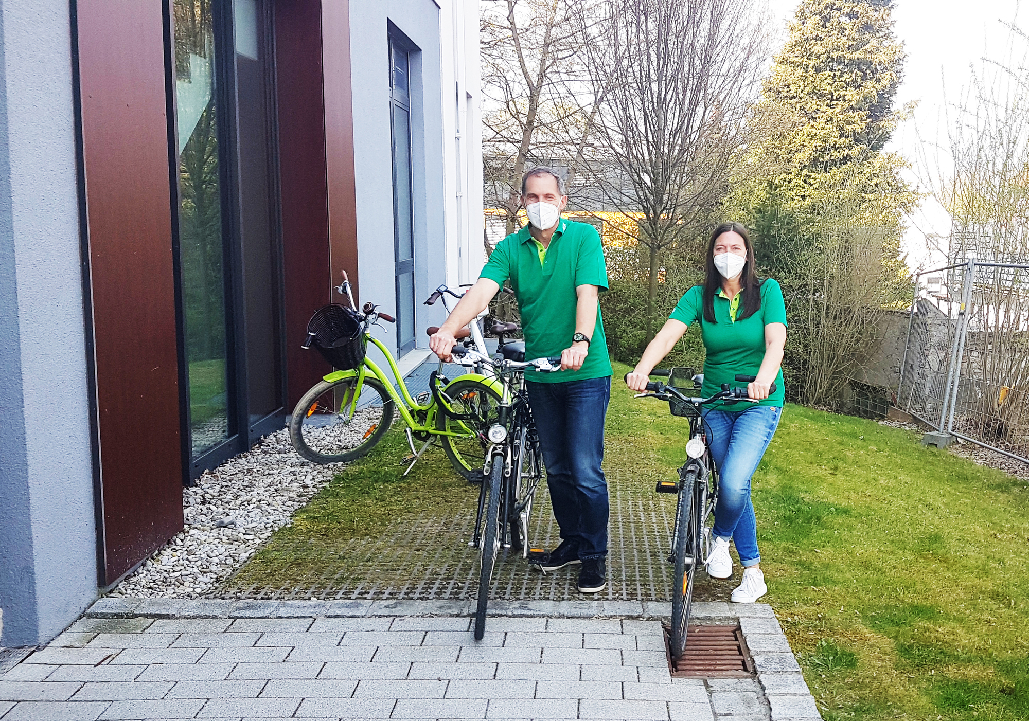 Das Radl-Team aus Schwabmünchen. Foto: AOK Bayern