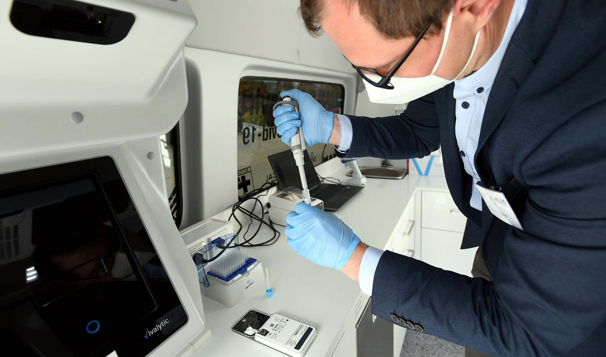 Nicht nur Daten zu Impfungen werden im System eingespielt. Auch Testergebnisse können übertragen werden. Foto: Marcus Merk