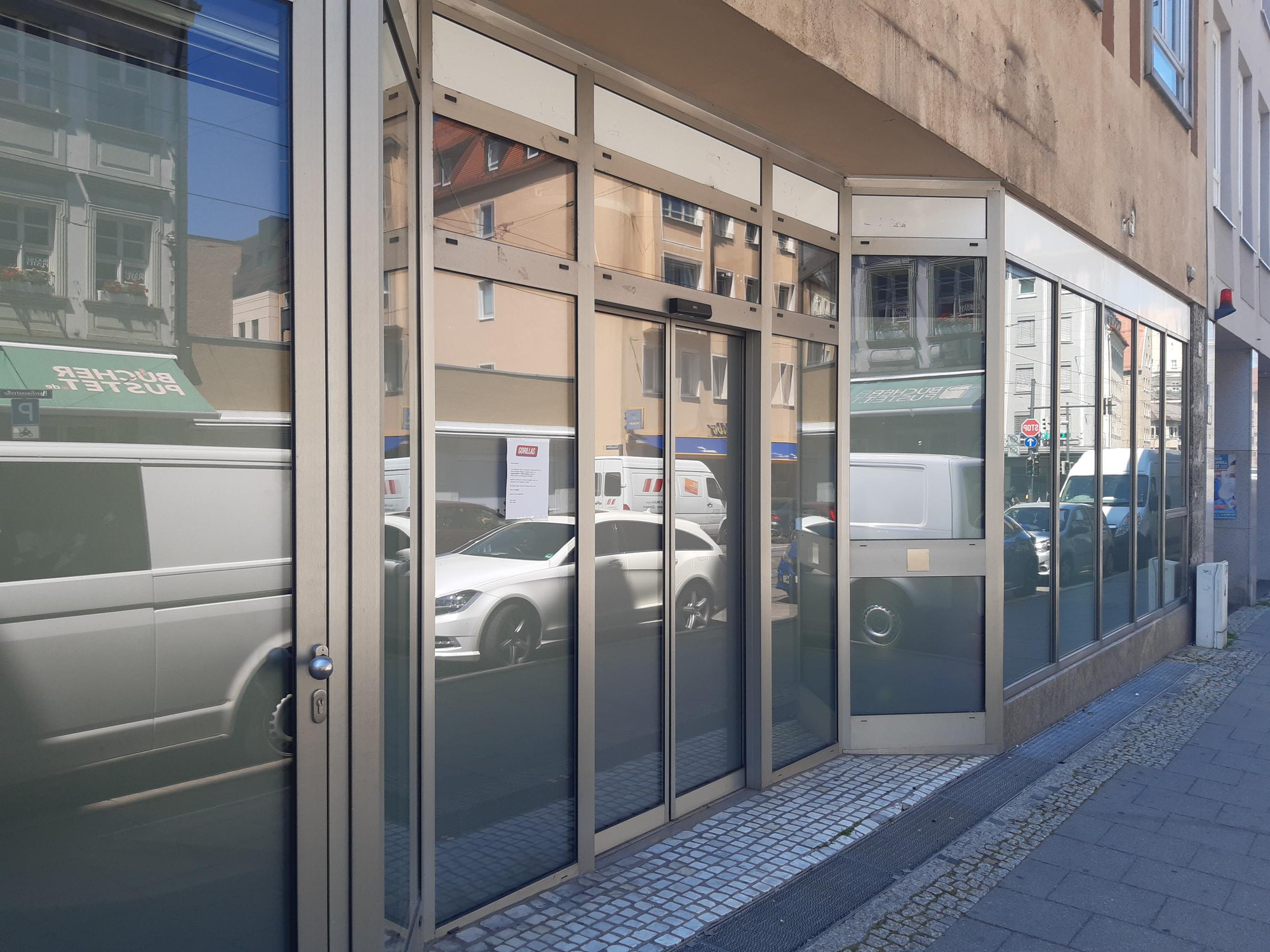 Gorillas baut derzeit ein Warenlager in der Karolinenstraße auf. Foto: B4B WIRTSCHAFTSLEBEN SCHWABEN
