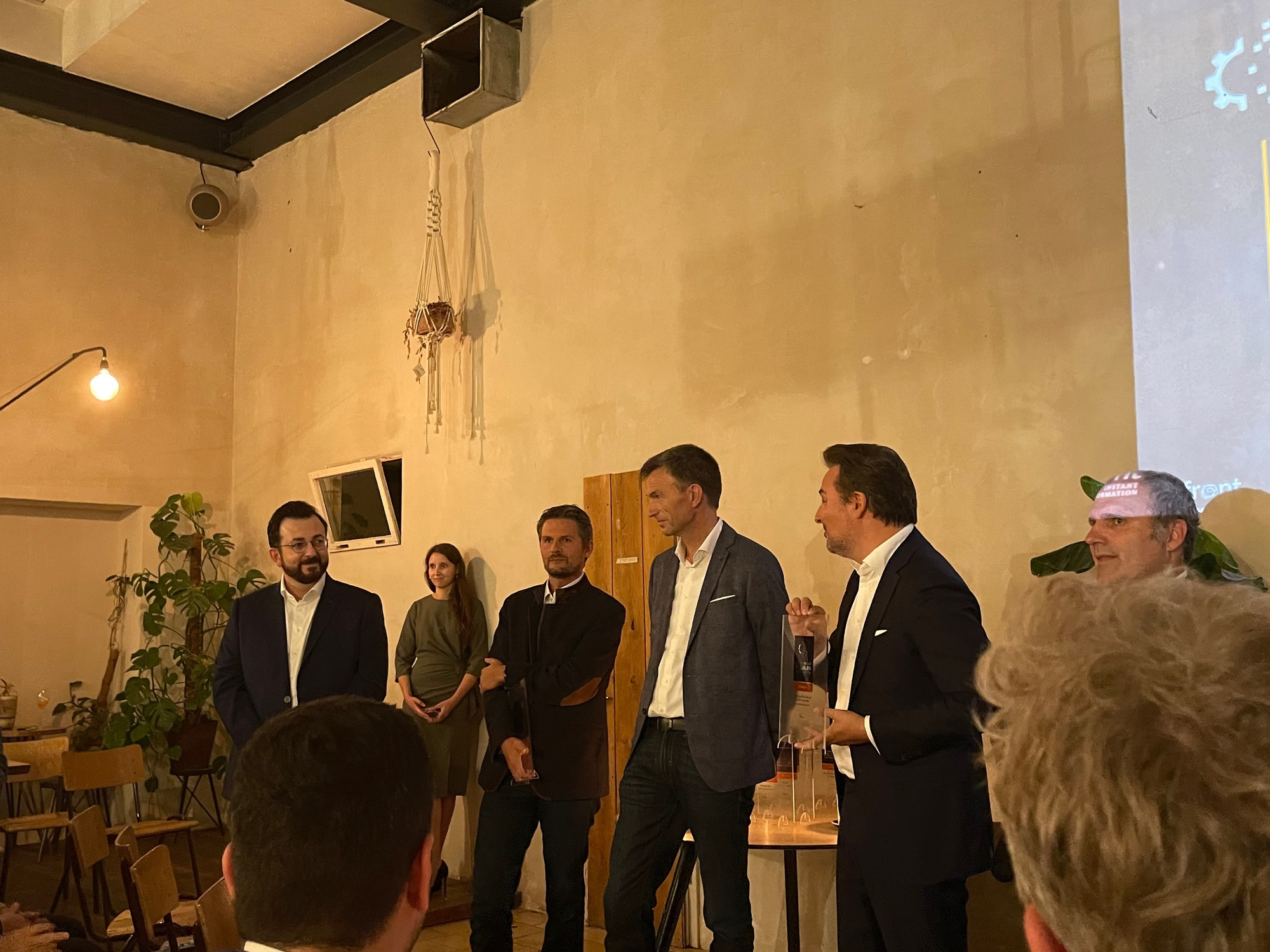 Christian Gondek bei der Übergabe des Studienpreises. Foto: AGCO/Fendt