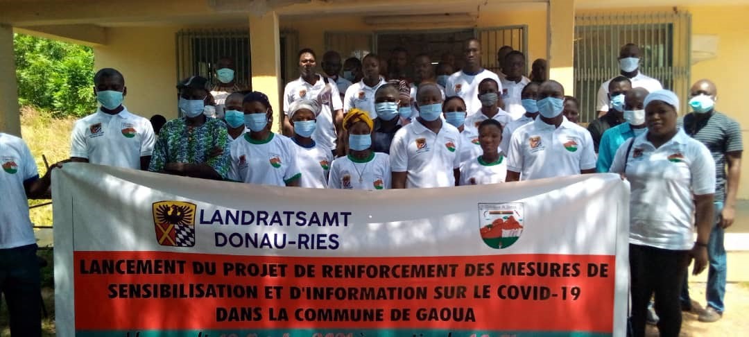 Auftaktveranstaltung „Corona Solidarpaket“ in Gaoua, Bildquelle: Landratsamt Donau-Ries.