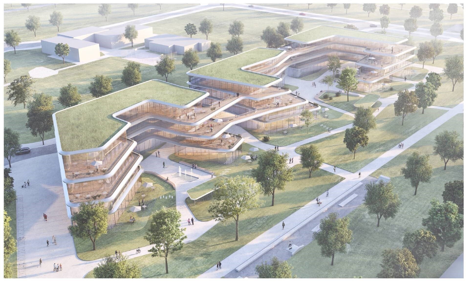 So soll der Sheridan Campus einmal aussehen. Foto: Hascher Jehle Architektur