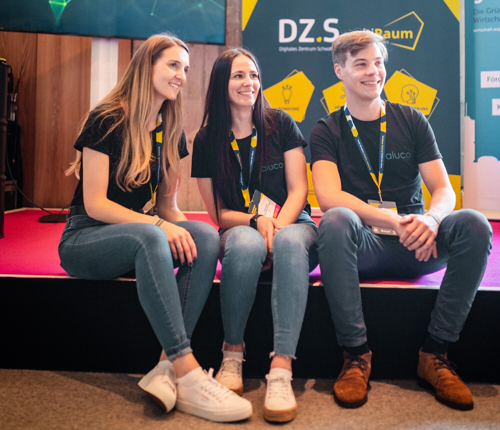 Das Team von Aluco auf dem Rocketeer Festival 2022. Foto: Aluco