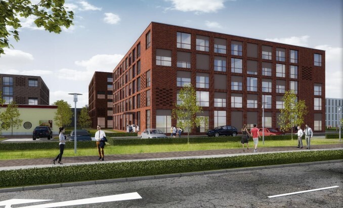 So sollen die Mikroapartments in Münster aussehen. Bild: Patrizia.