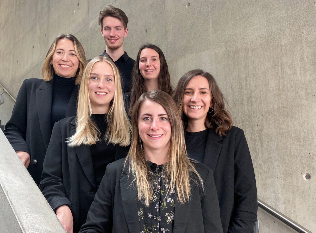 Von links: Christina Schilmeier, Isabel Berktold, Markus Buhl, Daniela Christmann, Anna Beck, Hannah Müller. Foto: #bigpicturemarketing