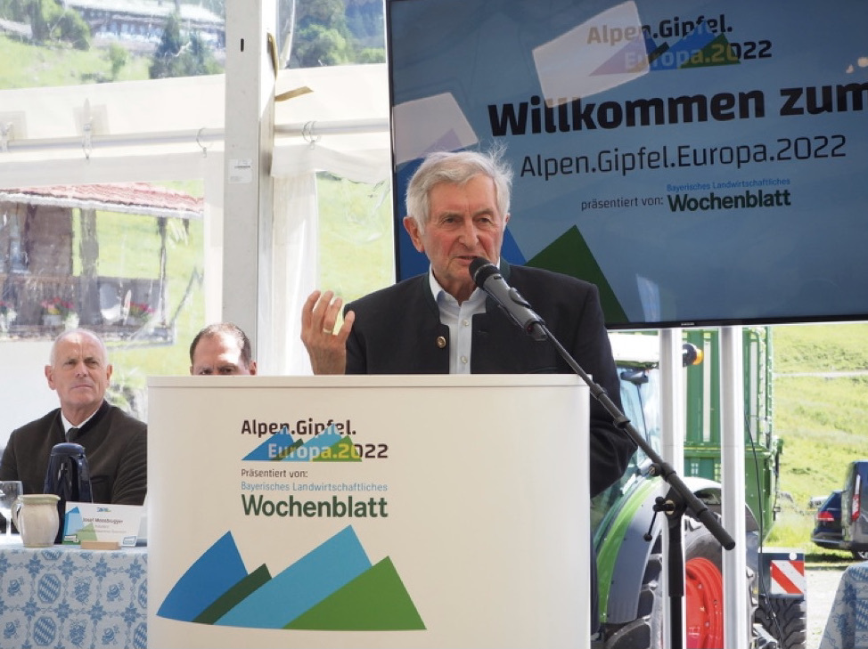 Alois Glück, der Landtagspräseident Bayern a.D. Bild: Fendt.