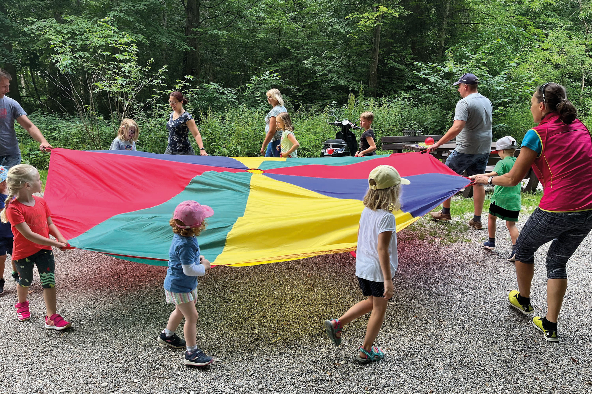 Im familienfreundlichen Unternehmen Munk Group haben auch die Kids ihren Spaß, hier beim Kids Day. Foto: Munk Group