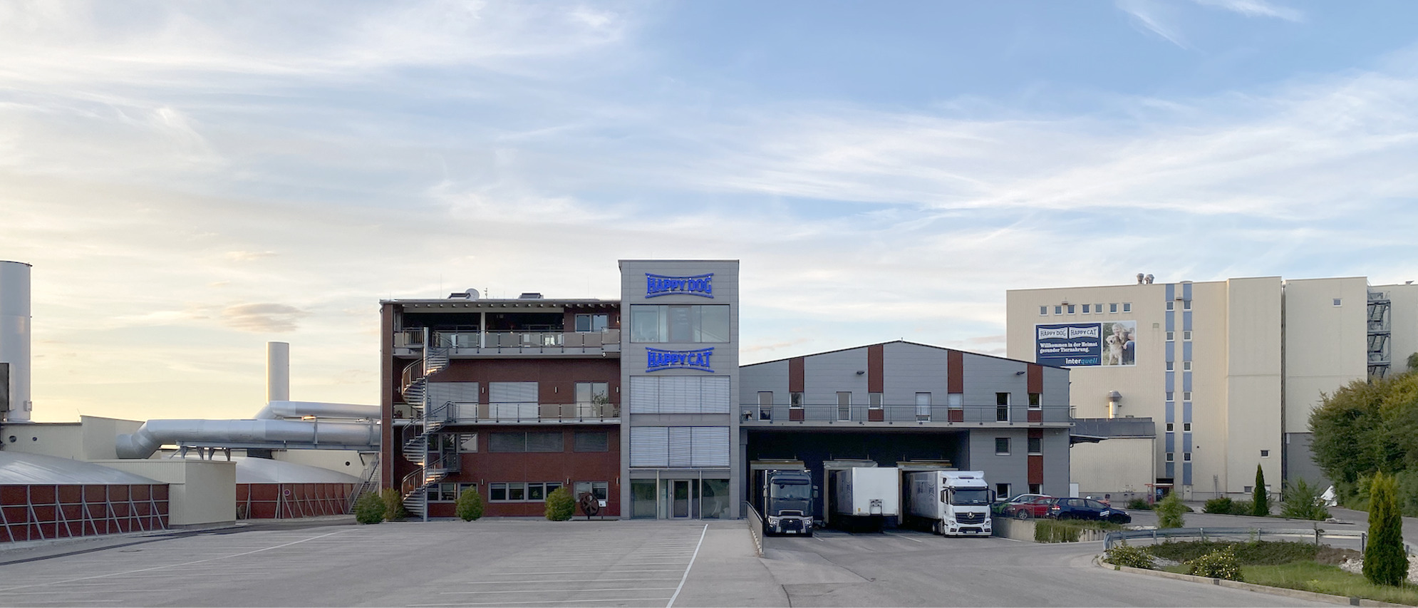 Der Produktionsstandort von Interquell Petfood in Wehringen. Foto: Interquell Petfood