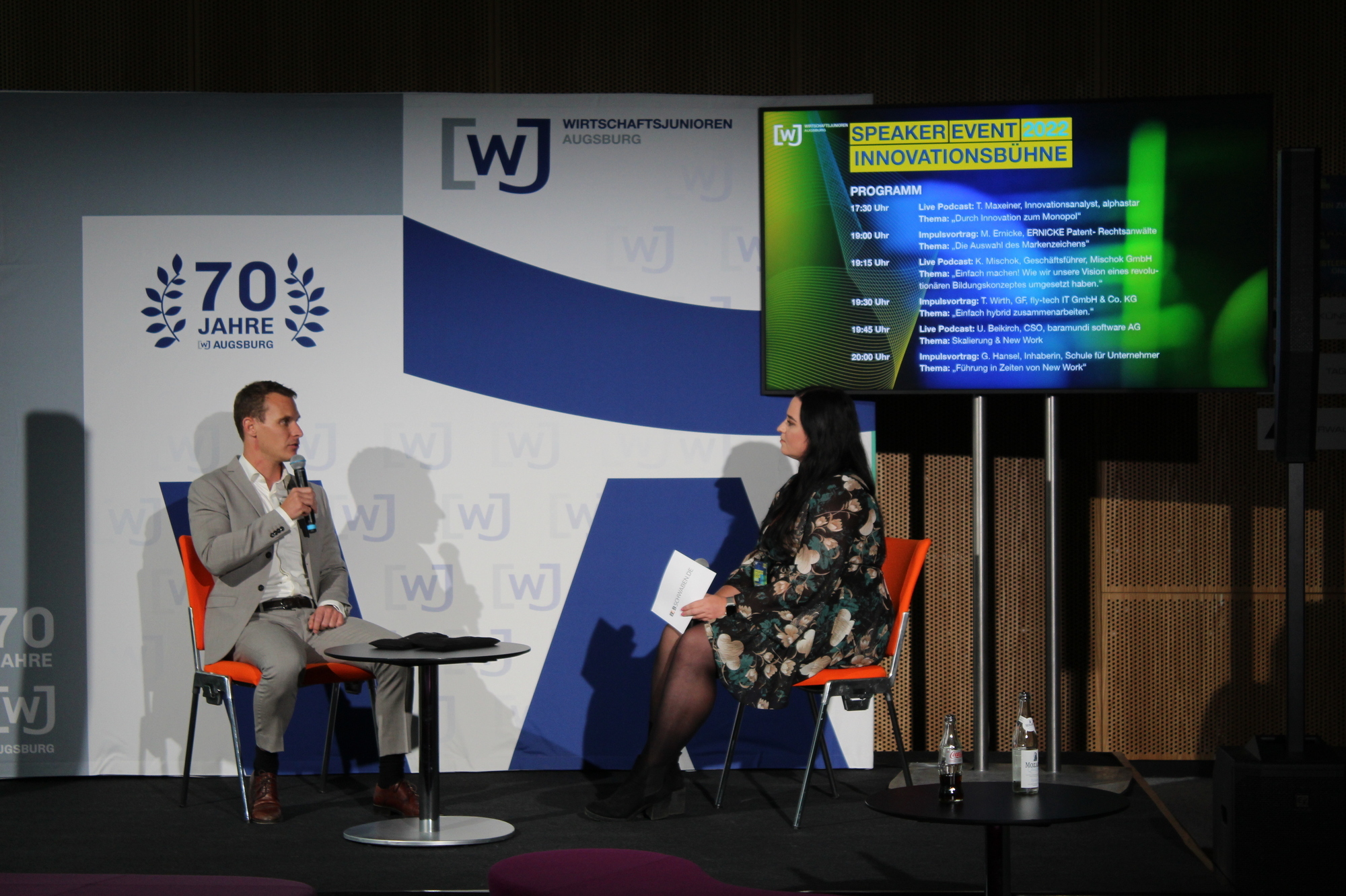 Das war das 2. Speakerevent der Wirtschaftsjunioren Augsburg