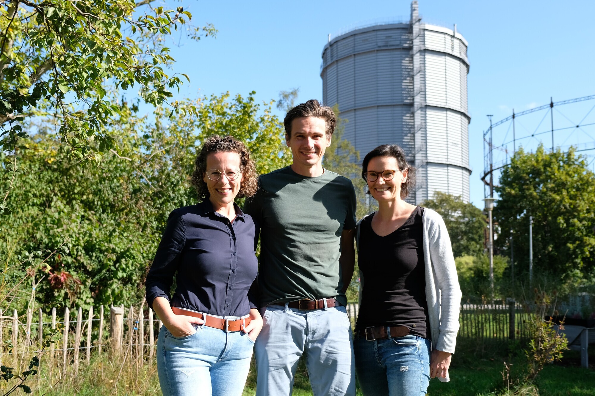 Das Team der Story Manufaktur: Constanze Meindl (Head of Content), Christoph Wienken (Gründer und Geschäftsführung) und Uta Wien