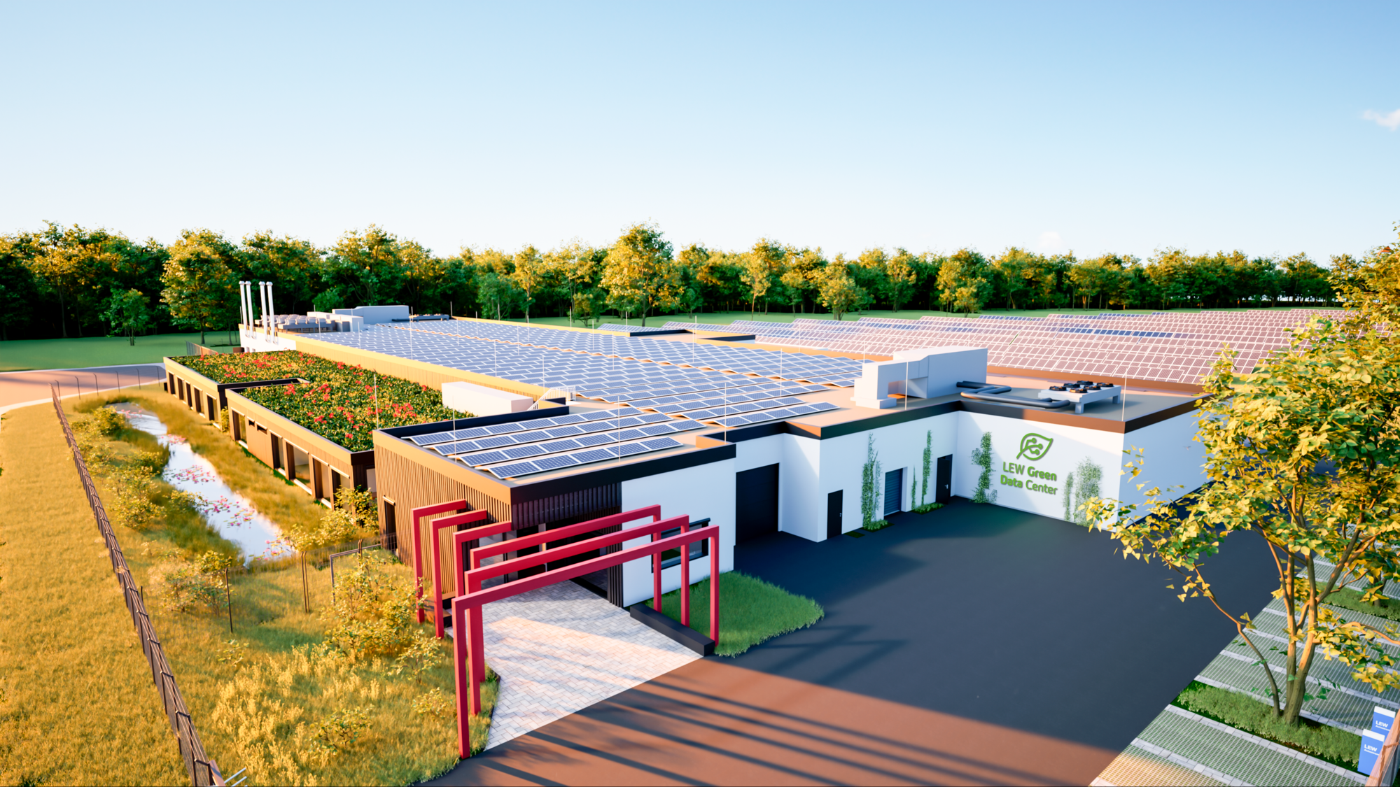Das LEW Green Data Center setzt neue Maßstäbe grüner IT. Bild: LEW TelNet GmbH