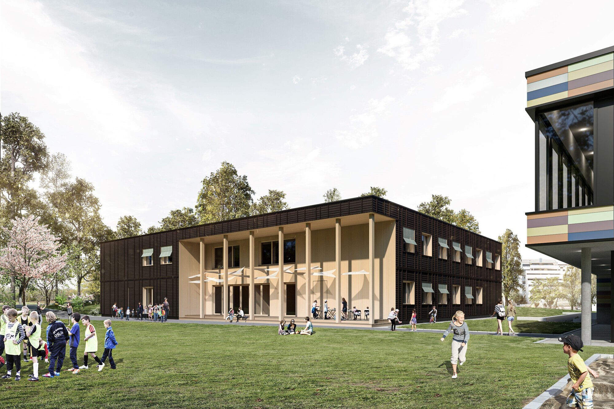 Bild: Säbu Holzbau GmbH; LMJD Dennerle Motzet Architekten Part mbB