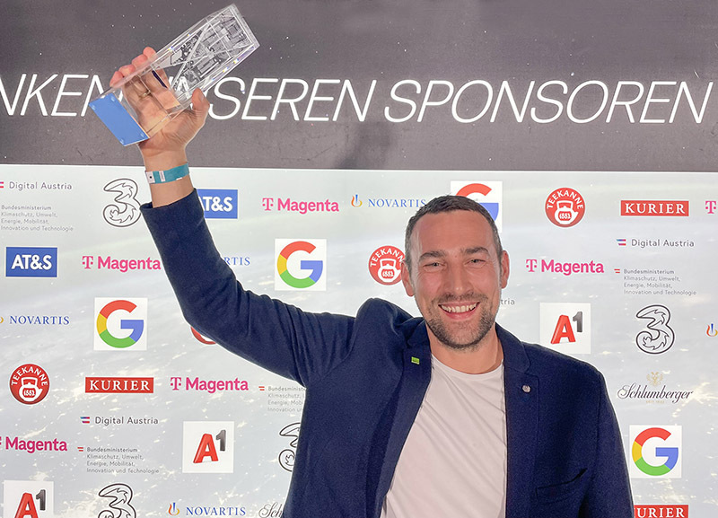 Ökofen hat für seine Wärmepumpe zwei Auszeichnungen erhalten: den „Iceberg Award“ und den „Futurezone Award“.