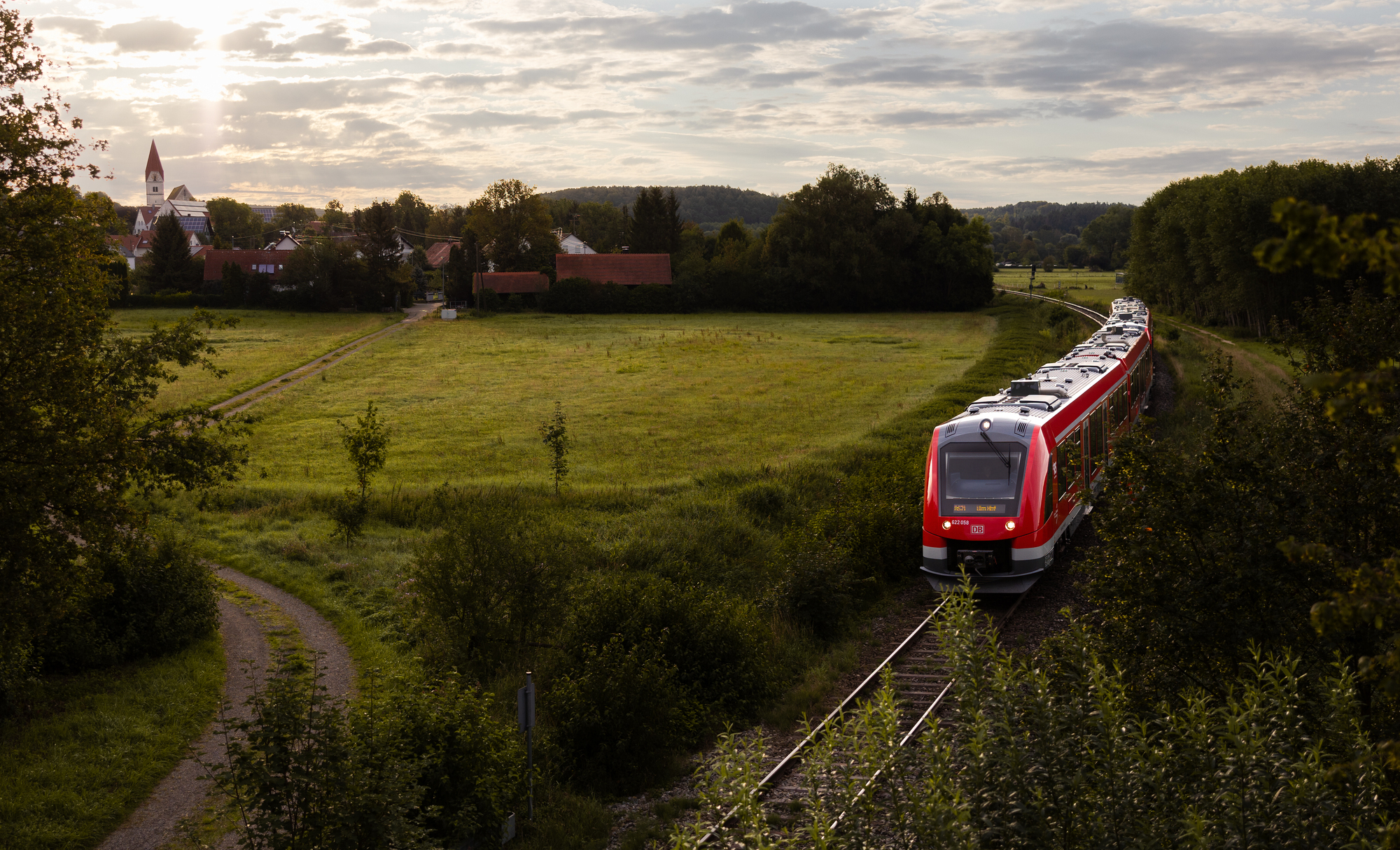 Die Bahnstrecke Senden - Weißenhorn feiert 2023 ihr 10-jähriges Jubiläum.