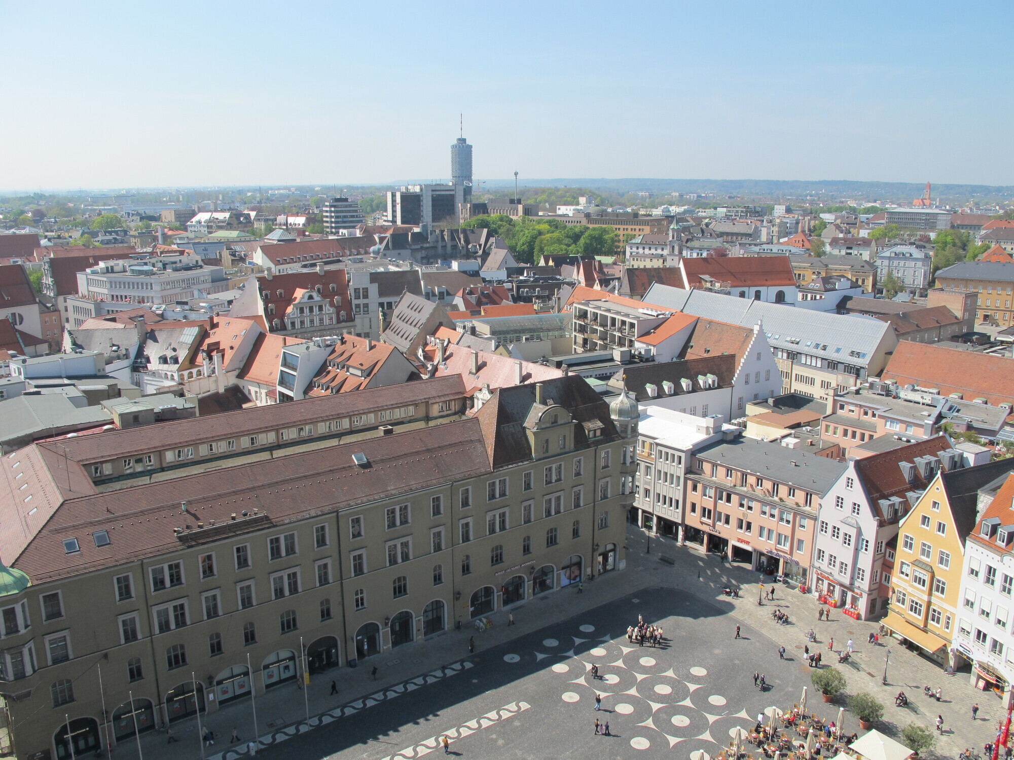 Symboldbild. Augsburg von oben. Foto: B4BSCHWABEN.de