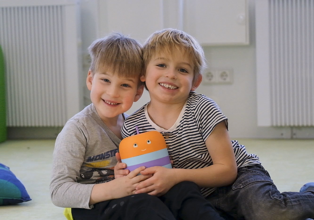 Der Ohrlaf motiviert Kinder, miteinander zu spielen und zu kommunizieren. (Quelle: Ohrlaf GmbH)