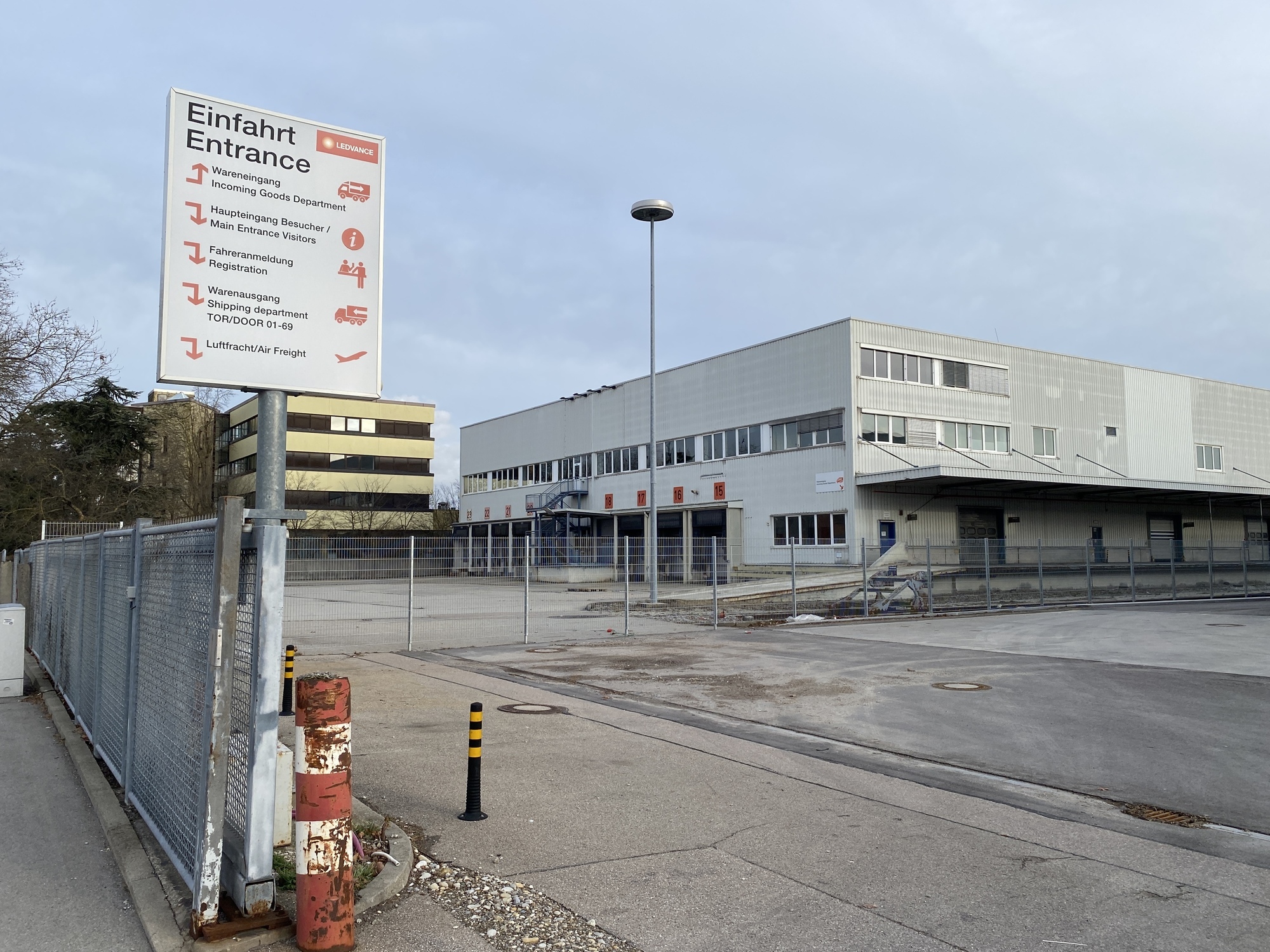 Das ehemalige Logistikzentrum von Ledvance. Foto: B4BSCHWABEN.de