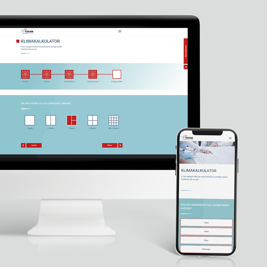 Seit 2021 startet Klimatechnik Fischer mit seinem Klimakalkulator durch. Foto: Büro 5