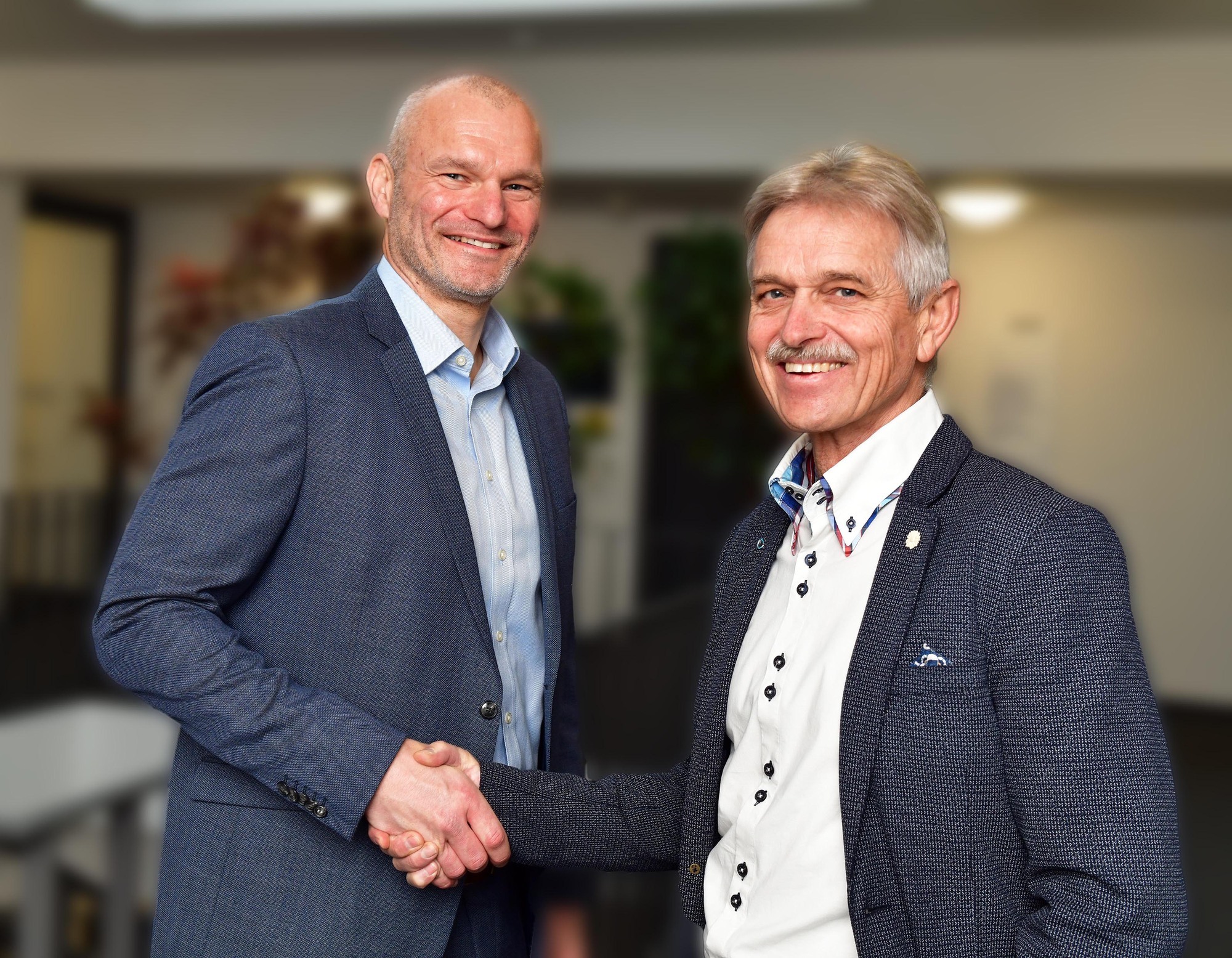 Christian Rose (links) und Franz Otillinger (rechts). Foto: swa / Thomas Hosemann