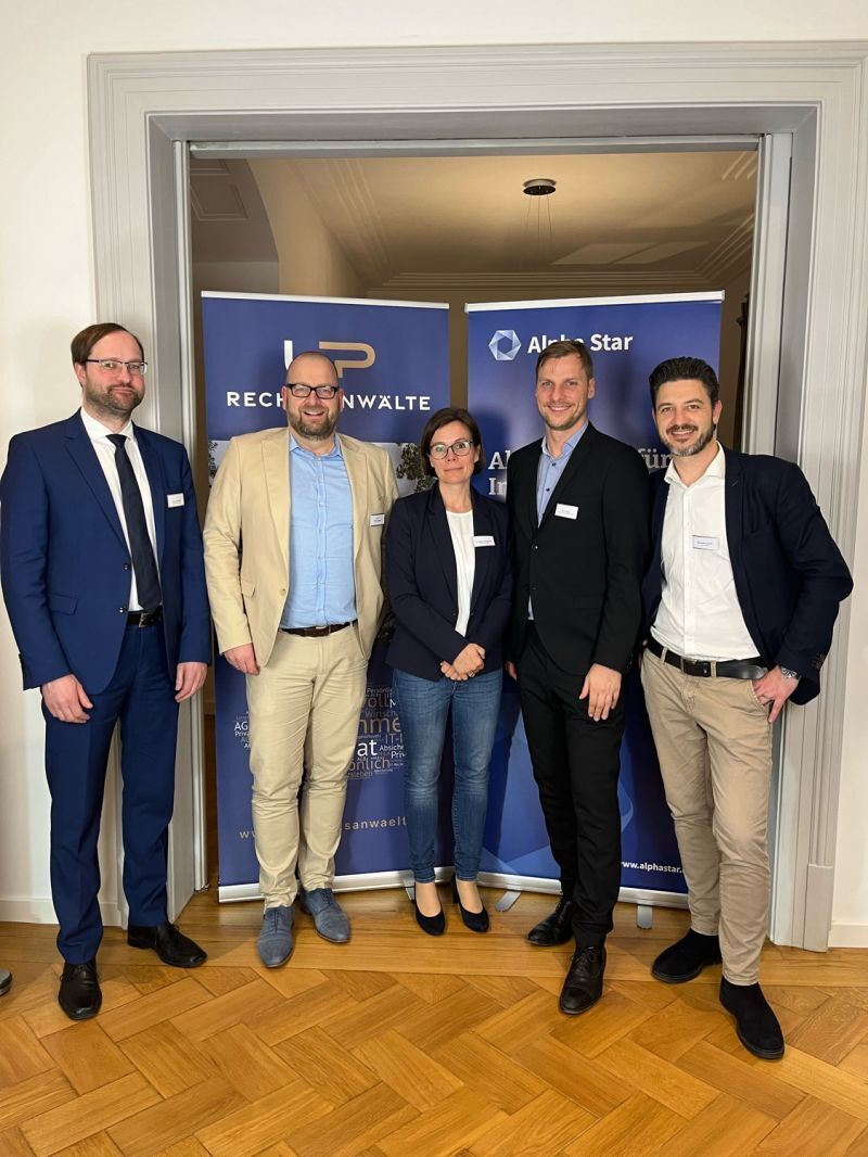 Die Diskussionsteilnehmer des 3. Turmgesprächs bei den UP Rechtsanwälten. Foto: UP