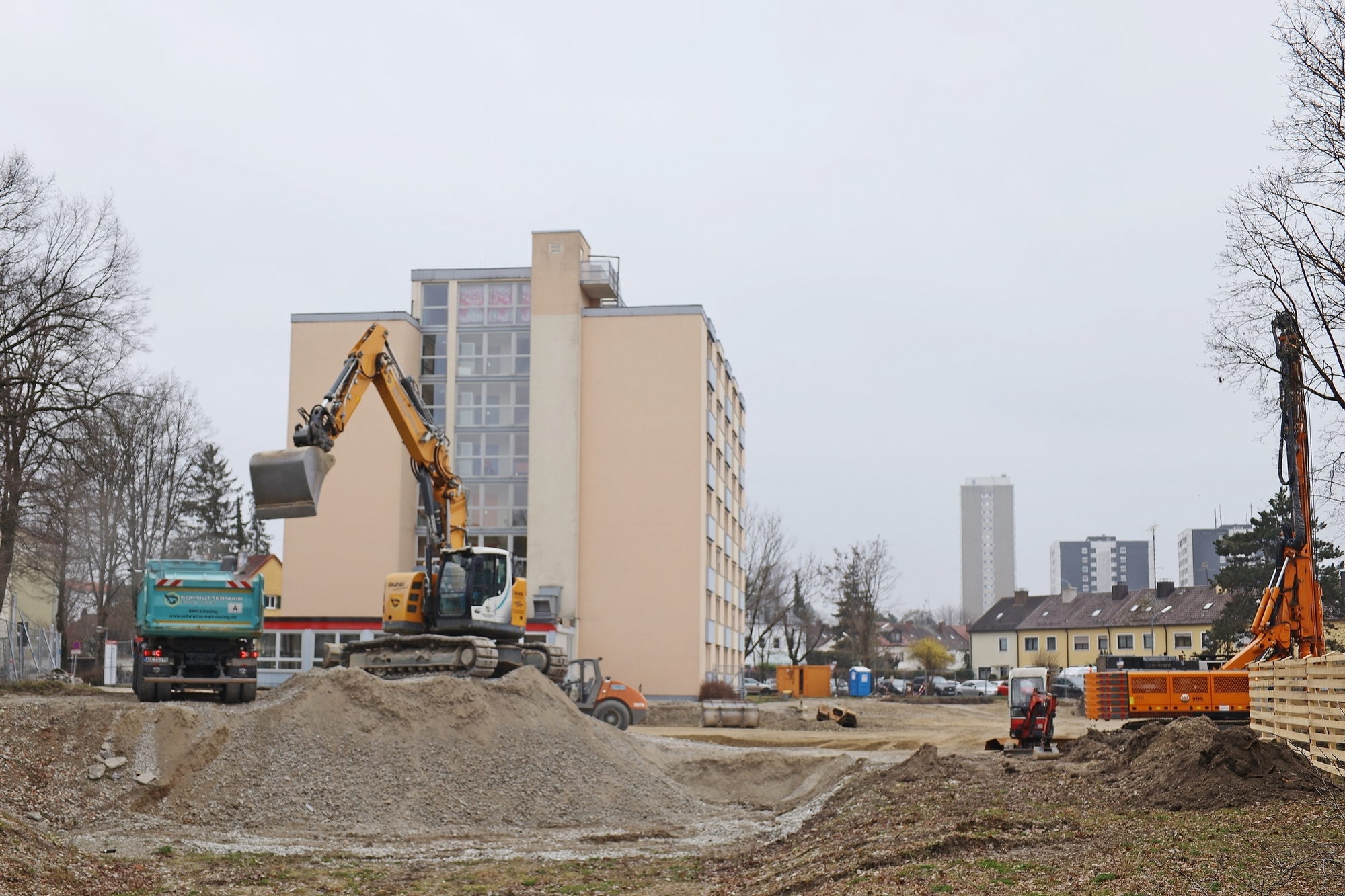 Der Bau des neuen Seniorenheims ist bereits gestartet. Foto: Daniela Ziegler