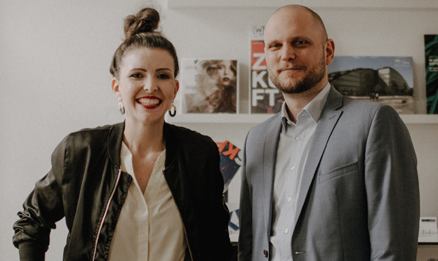 Christiane Arndt, Geschäftsführerin von Büro 5, und Jens Rieker, Geschäftsführer Büro 5. Foto: Büro 5