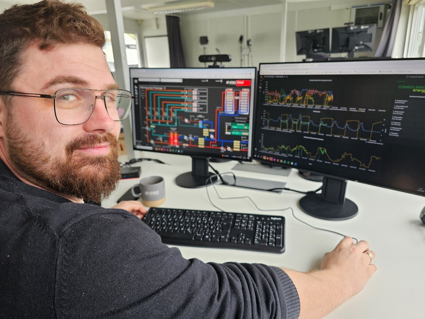 Dr. Matthias Stark, Leiter Anlagentechnik, Betriebsführung uns Service bei GP JOULE, hat die KI entwickelt. Fotoquelle: GP Joule