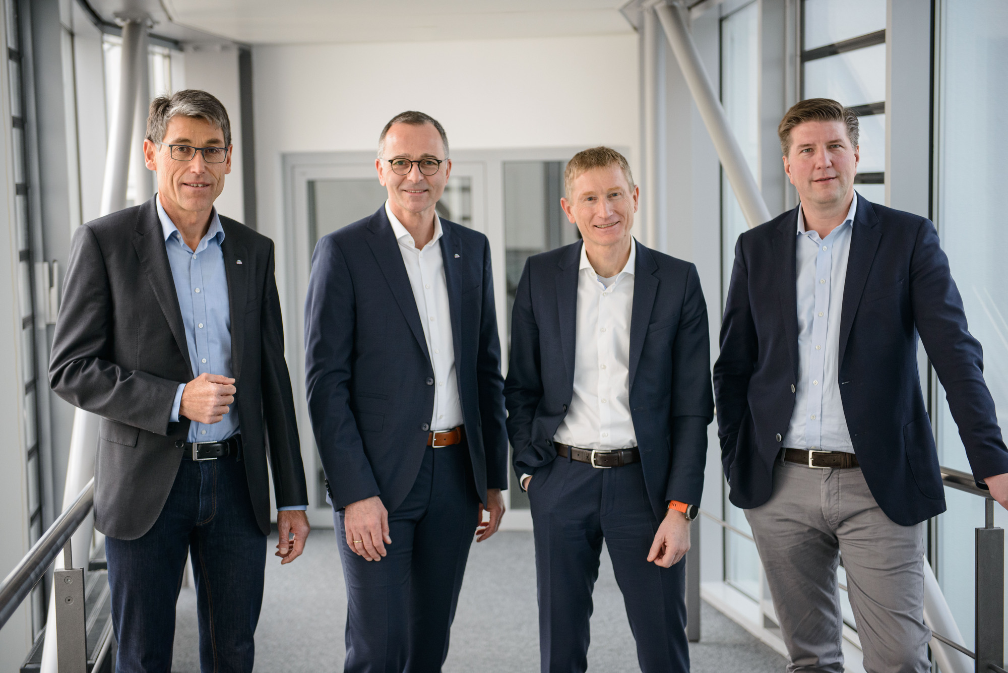 Vorstand der Hochland SE: v.l.n.r.: Peter Stahl, Josef Stitzl, Hubert Staub, Sebastian Schaeffer. Foto: Hochland