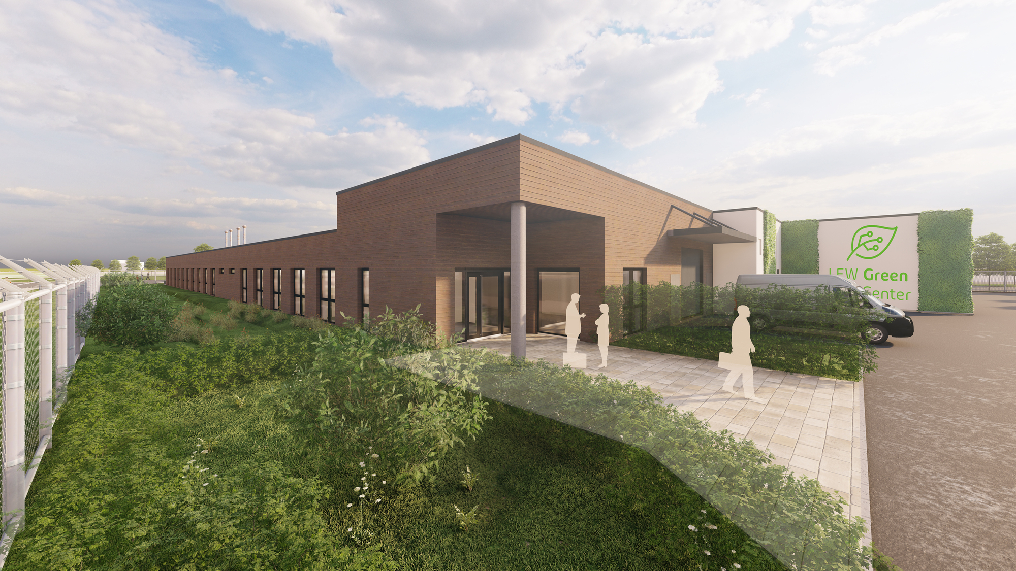 Visualisierung des Green Data Center. Quelle: LEW