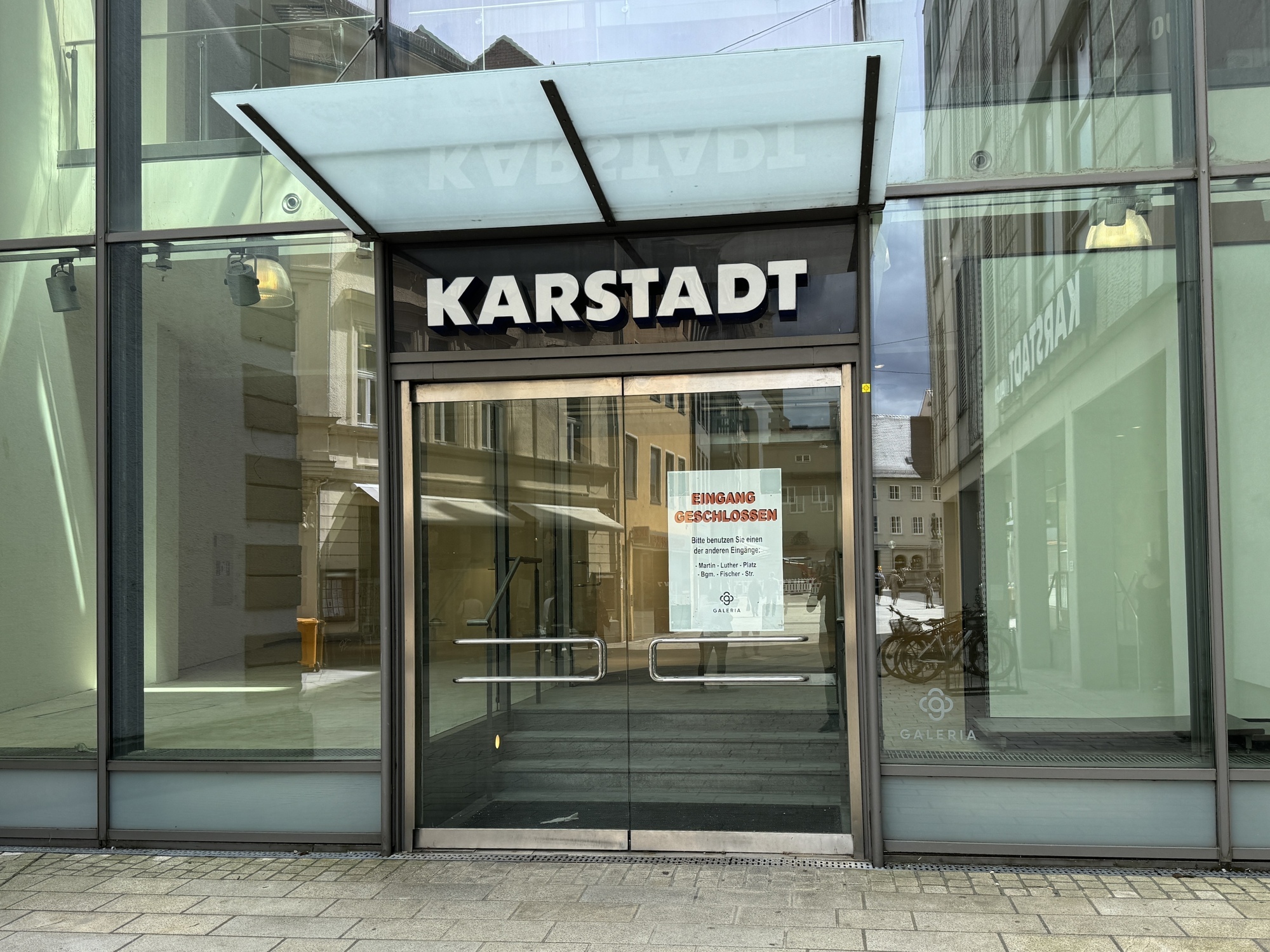 Die Karstadt-Filiale in Augsburg. Foto: B4BSCHWABEN.de