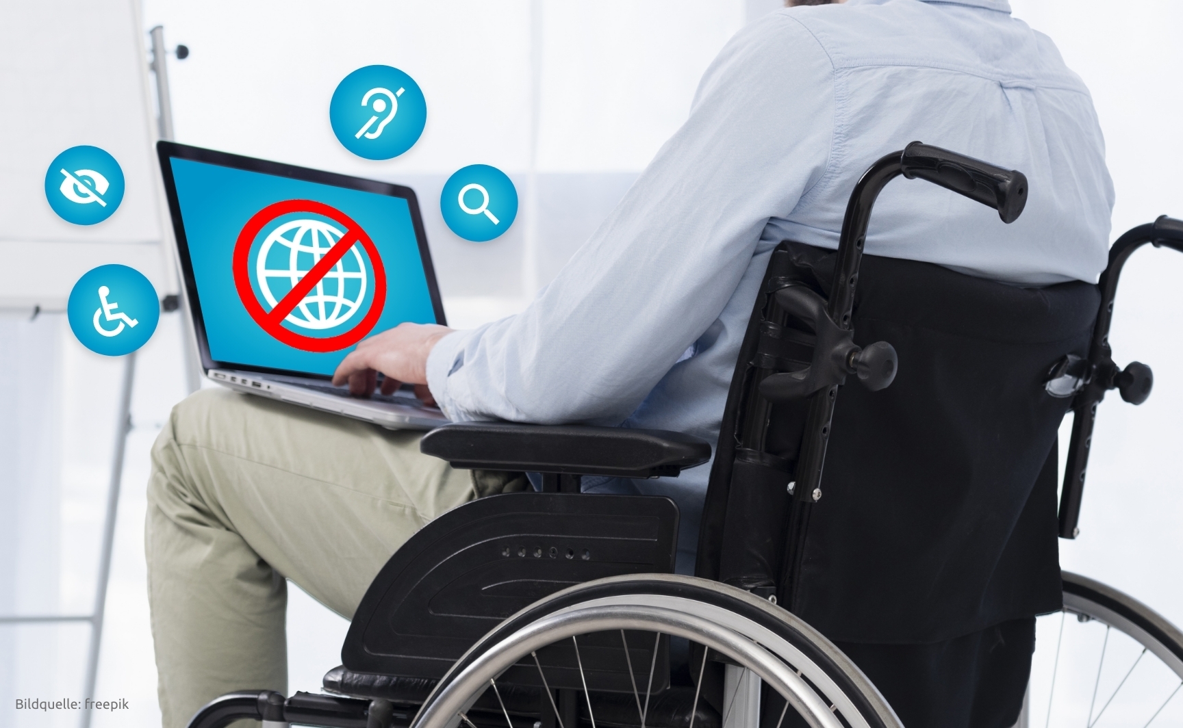 Ab dem 28. Juni 2025 müssen Websites barrierefrei sein. Informieren Sie sich jetzt und machen Sie Ihre Website fit für die Zukunft. Fotoquelle: Kommdirekt GmbH