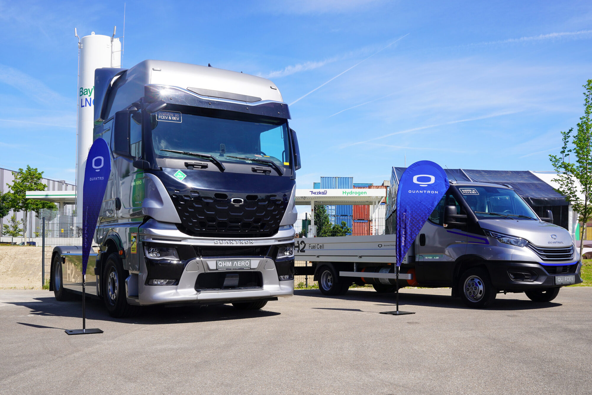 So sehen die Fahrzeuge der Quantron GmbH aus. Fotoquelle: Quantron GmbH