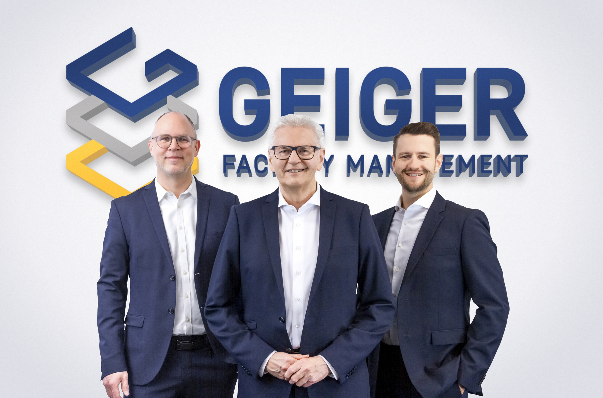 Die geschäftsführenden Gesellschafter von Geiger FM, v.l.n.r.: Thomas Braun, Ulrich Geiger und Alexander Geiger. Foto: Geiger FM