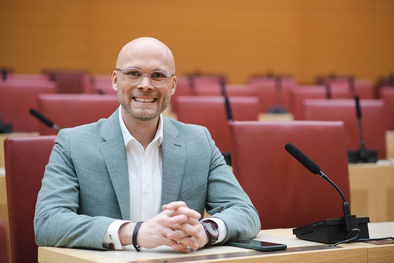 Dr. Fabian Mehring ist der Digitalminister des Freistaats Bayern. Fotoquelle: Andreas Gebert