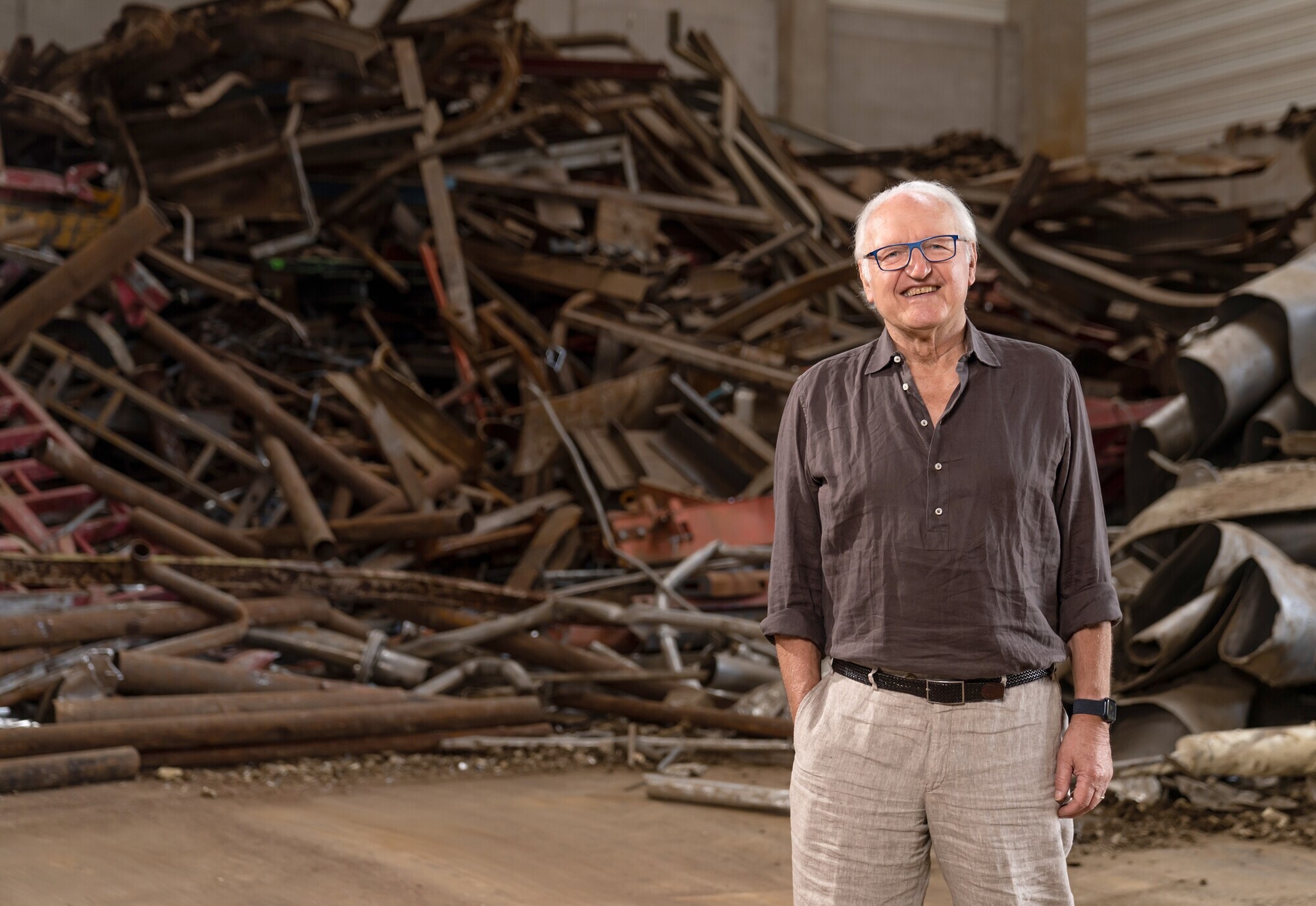 Erwin Gröger feiert seinen 80. Geburtstag – der Günzburger Unternehmer hat die Recyclinggruppe Gröger aufgebaut. Foto: Gröger / Markus Vorwerk